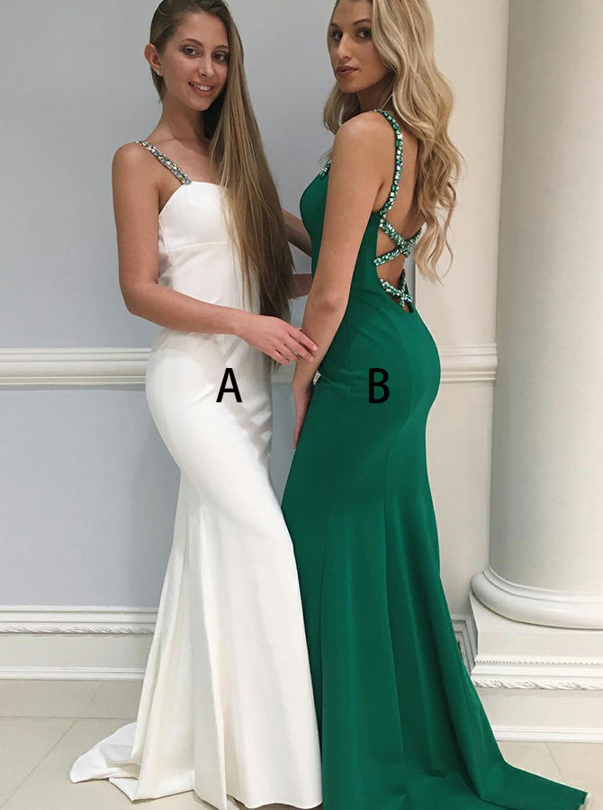 Mermaid Prom Dresses,Strappy Prom Dress ...